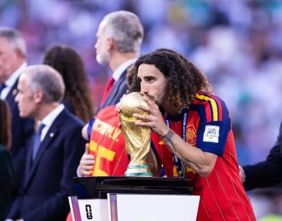 Mark Cucurella reveals he was scared of Donald Trump during World Cup ceremony