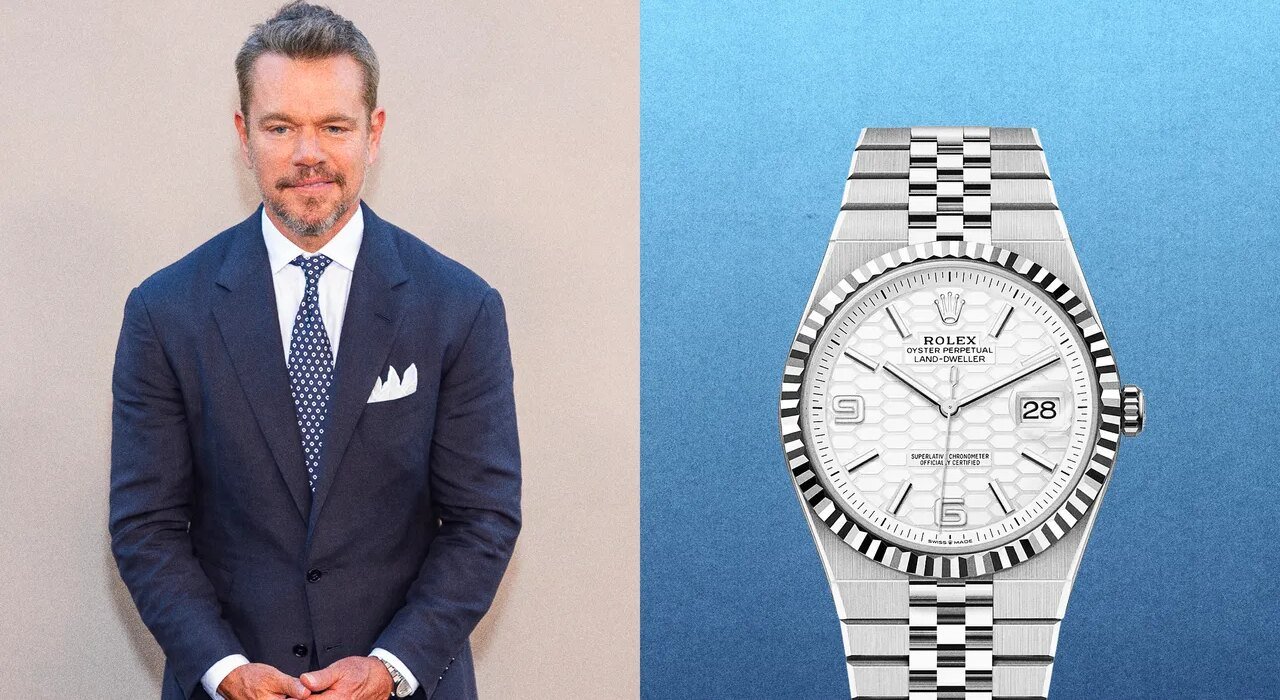 Matt Damon wore Rolex's latest conversation piece to 'The Odyssey' premiere
