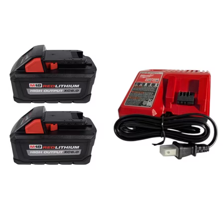 Milwaukee's 6Ah M18 Battery and Charger Set is almost 50% off right now
