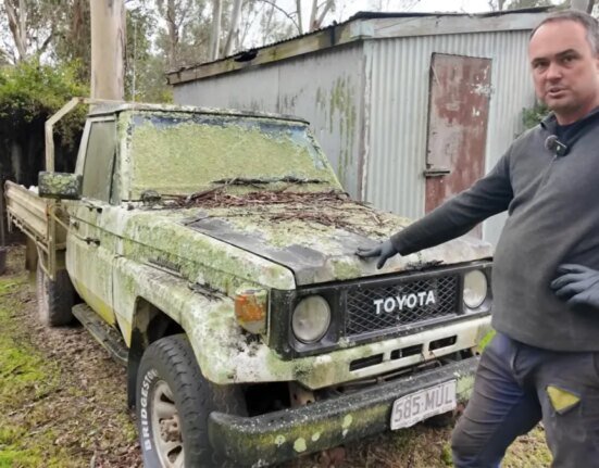 Moss-covered Toyota Land Cruiser startup video proves that legends never die