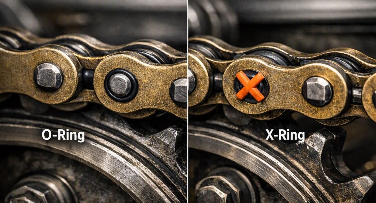 O-ring or X-ring chain? Differences that affect the durability, performance and maintenance of the motorcycle