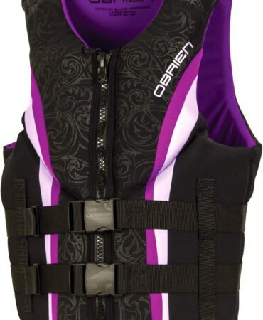 O'Brien Impulse Women's Life Jacket, US Coast Guard Approved, Great for Any Water Sports - Boating, Skiing, Surfing, PWC