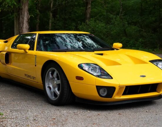 Only two yellow 2006 Ford GTs left the factory without stripes, and one is for sale