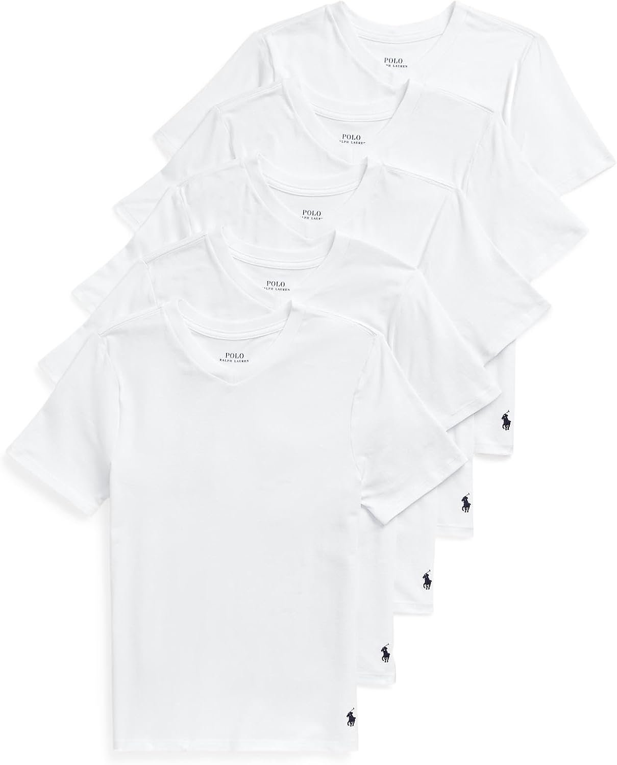 Polo Ralph Lauren Boys' Multi-Pack Short Sleeve Undershirt