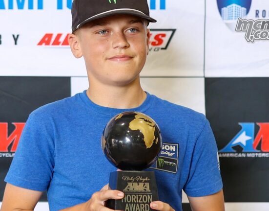 Sam Drain wins Nicky Hayden AMA Horizon Award