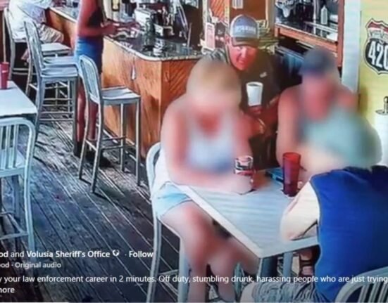 Sheriff releases bar video after sergeant "throws away" career in 2 minutes