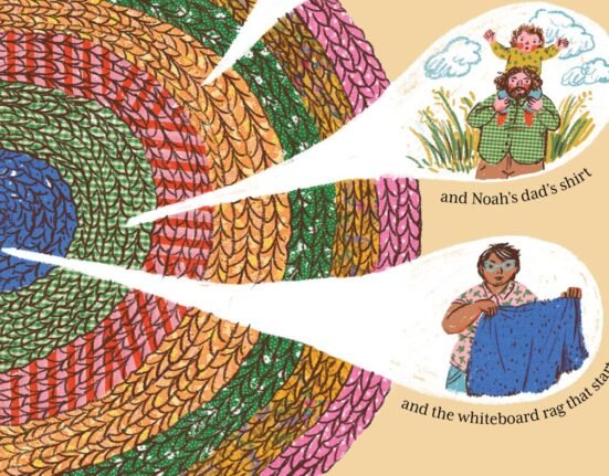 Sophie Blackall's new picture book: Children weave 'story rugs' at NPR