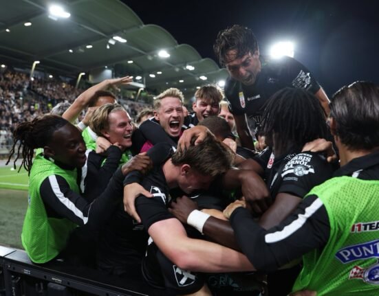 Sturm Graz beats Hearts 4-0 in Wouter Vranken's harsh Champions League debut