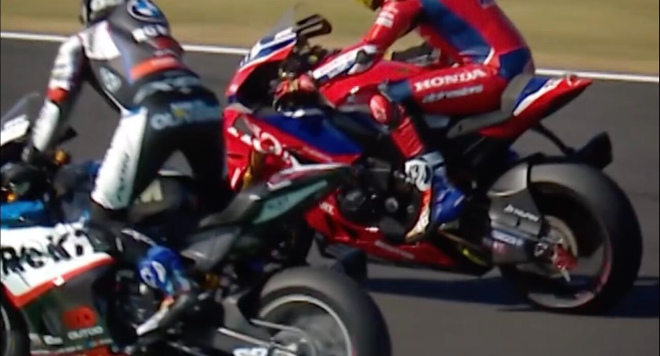 Tempers flare at Donington: Jake Dixon and Miguel Oliveira clash in heated warm-up incident (video)