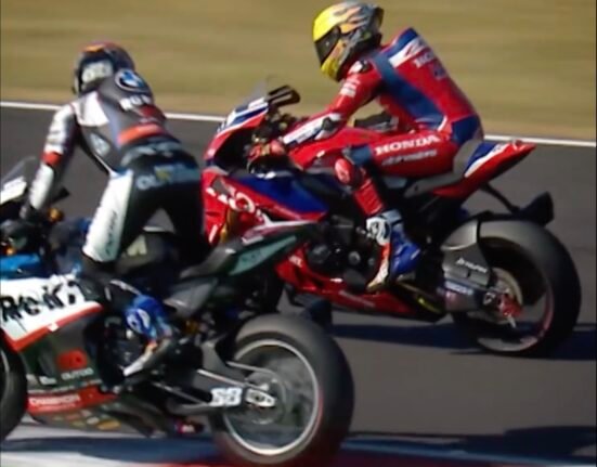 Tempers flare at Donington: Jake Dixon and Miguel Oliveira clash in heated warm-up incident (video)