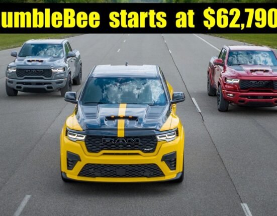 The 2027 Ram 1500 Rumble B V8 street trucks start at $62,790 and the supercharged SRT is...