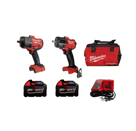 The Milwaukee 6-Piece M18 Impact Wrench Tool Set is currently 40% off