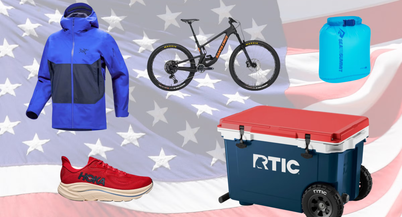 The best 4th of July gear deals include up to 50% off mountain bikes, Arc'teryx jackets, and RTIC coolers.