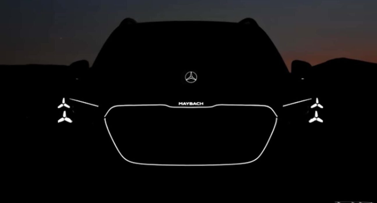 The new Maybach GLS shows its face for the first time