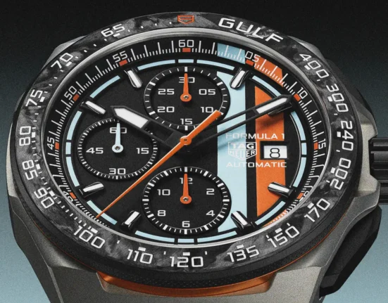 The new TAG Heuer Gulf Chronograph meets Trackhouse MotoGP
