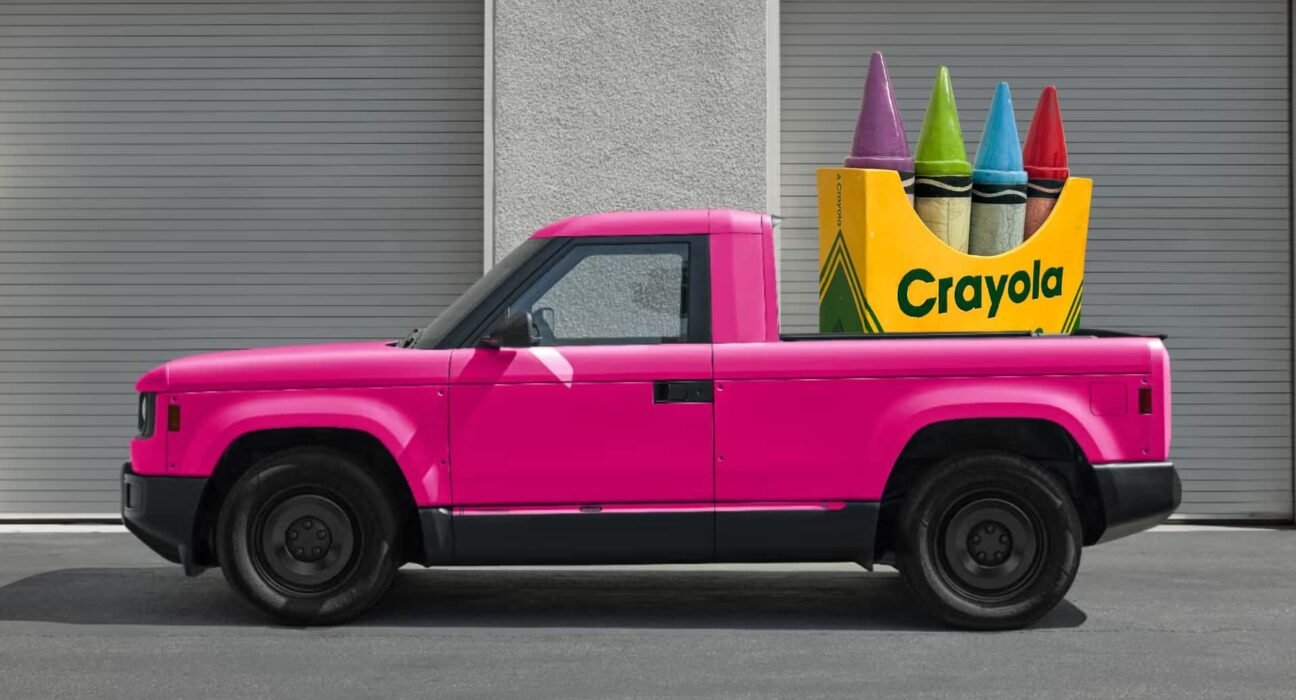 The slate lets you choose colors straight from a Crayola crayon box