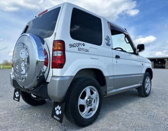 This Mitsubishi Pajero Mini is a Factory JDM Snoopy Edition
