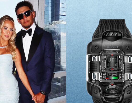 This is Patrick Mahomes' T&T Wedding Watch