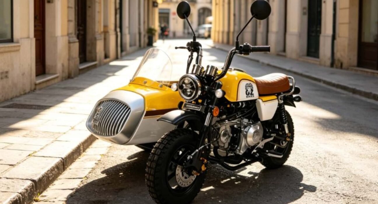 This little retro sidecar motorcycle is exactly the kind of weird we need more of