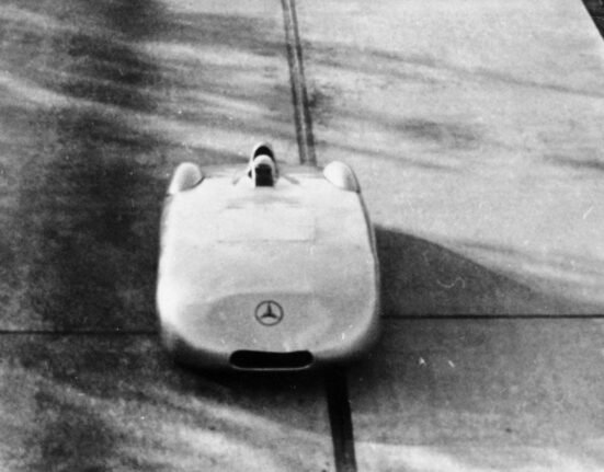 This was the fastest speed recorded on a public road in almost 80 years