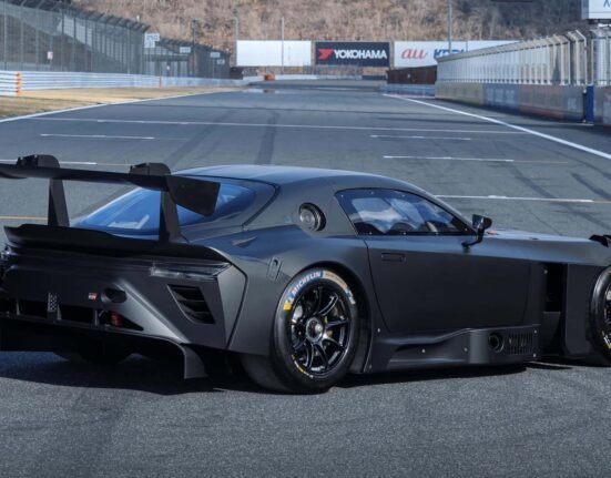 Toyota's new GR GT3 race car looks fast on the track