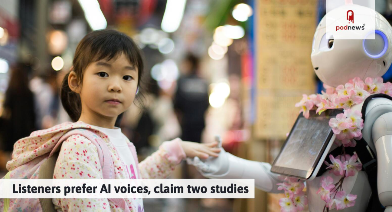 Two studies claim listeners prefer AI voices