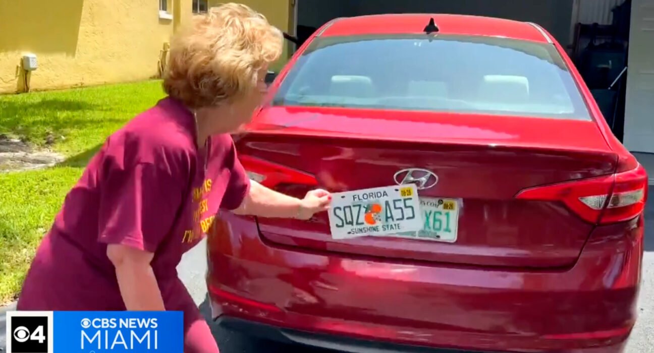 Ungrateful Florida woman hates her hilarious state-issued plate that reads SQZ-A55