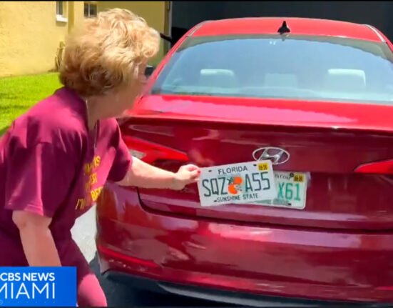 Ungrateful Florida woman hates her hilarious state-issued plate that reads SQZ-A55