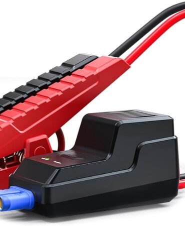 VTOMAN Portable Replacement Jumper Cable,10 Safety Protections 12V Car Booster Clamp Cable for X1,X3,X5,X7,V10,V10 Pro Jump Starter, Car Jump Start Battery Booster Cable