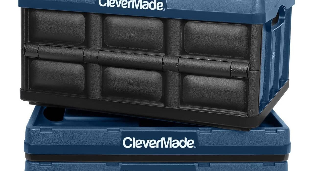 Walmart's $28 3-pack of collapsible storage bins makes organization a breeze