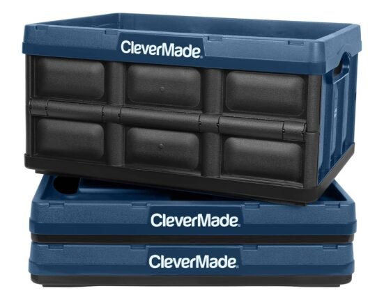 Walmart's $28 3-pack of collapsible storage bins makes organization a breeze