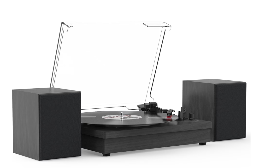Walmart's $87 retro-inspired Bluetooth record player is the easiest way to play vinyl in 2026