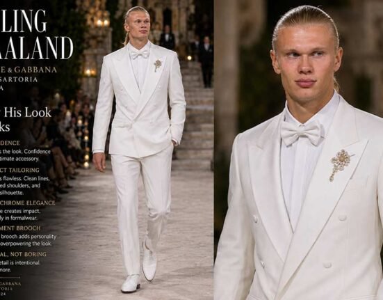 Why Erling Haaland's Dolce & Gabbana Look Works