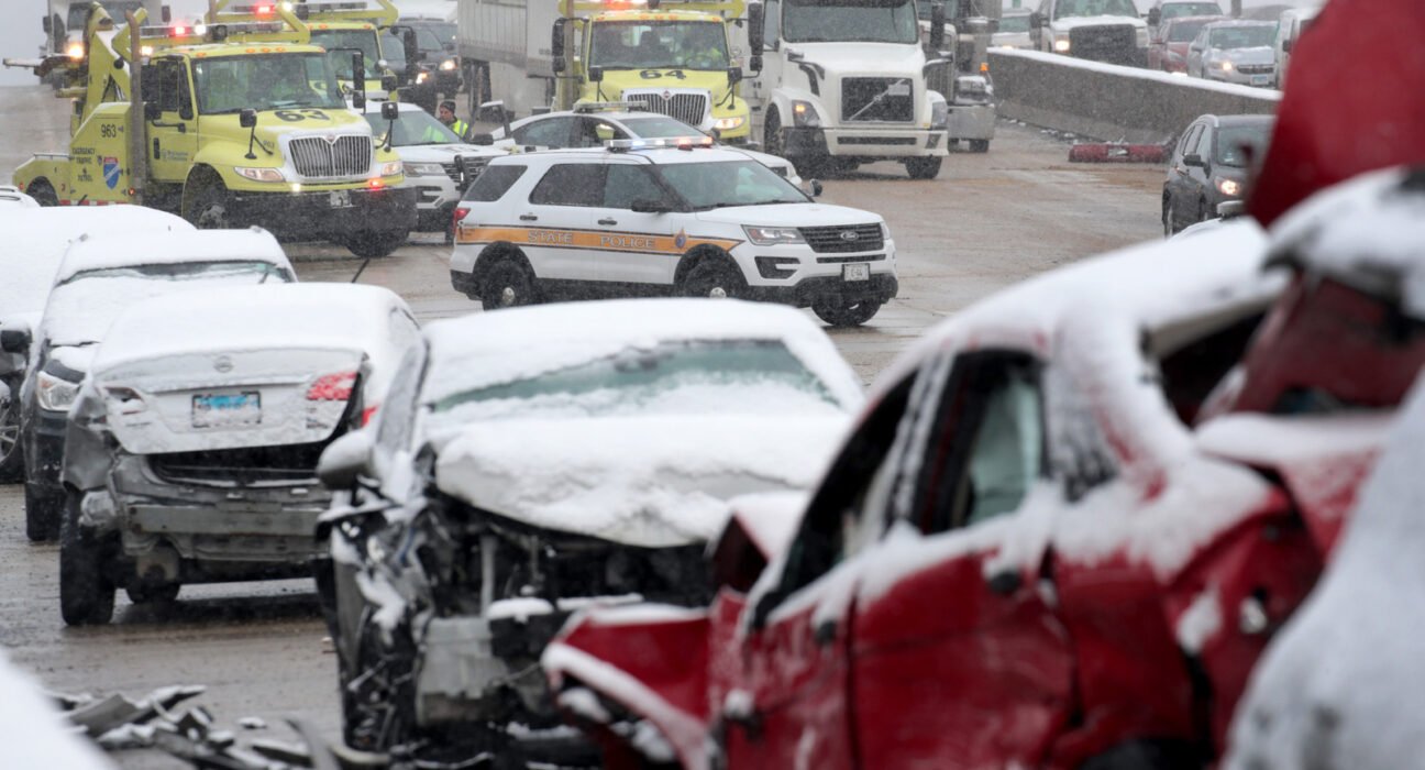 Why can serious highway accidents lead to devastating secondary accidents?