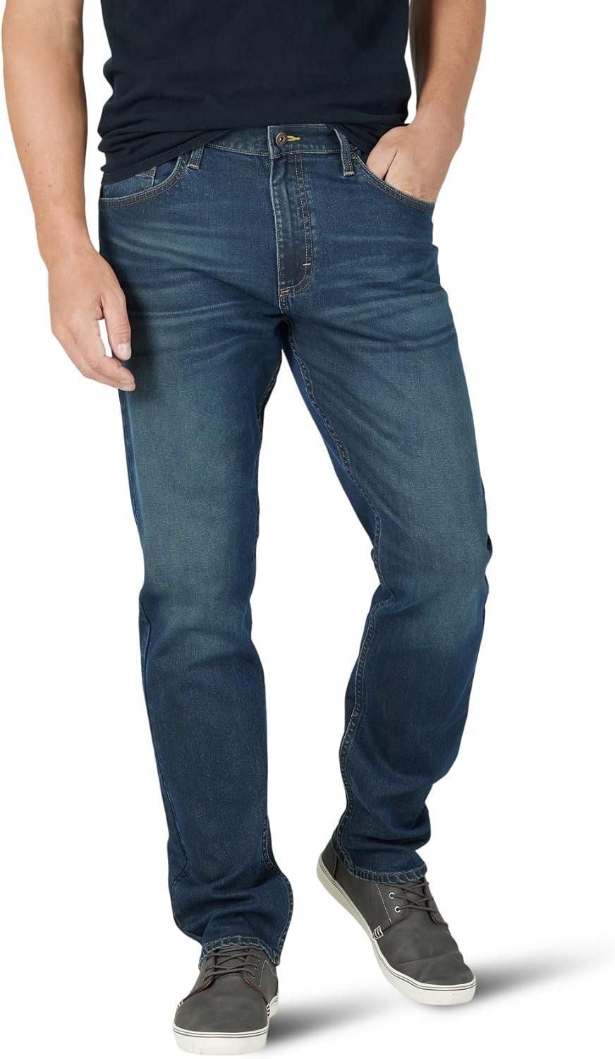 Wrangler Authentics Mens Athletic Fit Stretch Jean