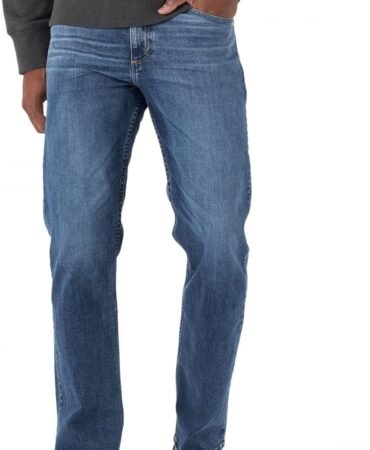 Wrangler Mens Men's Free-to-Stretch Relaxed Fit Jean