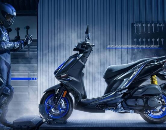 Yamaha turns one of its sportiest scooters into the Mini R1M