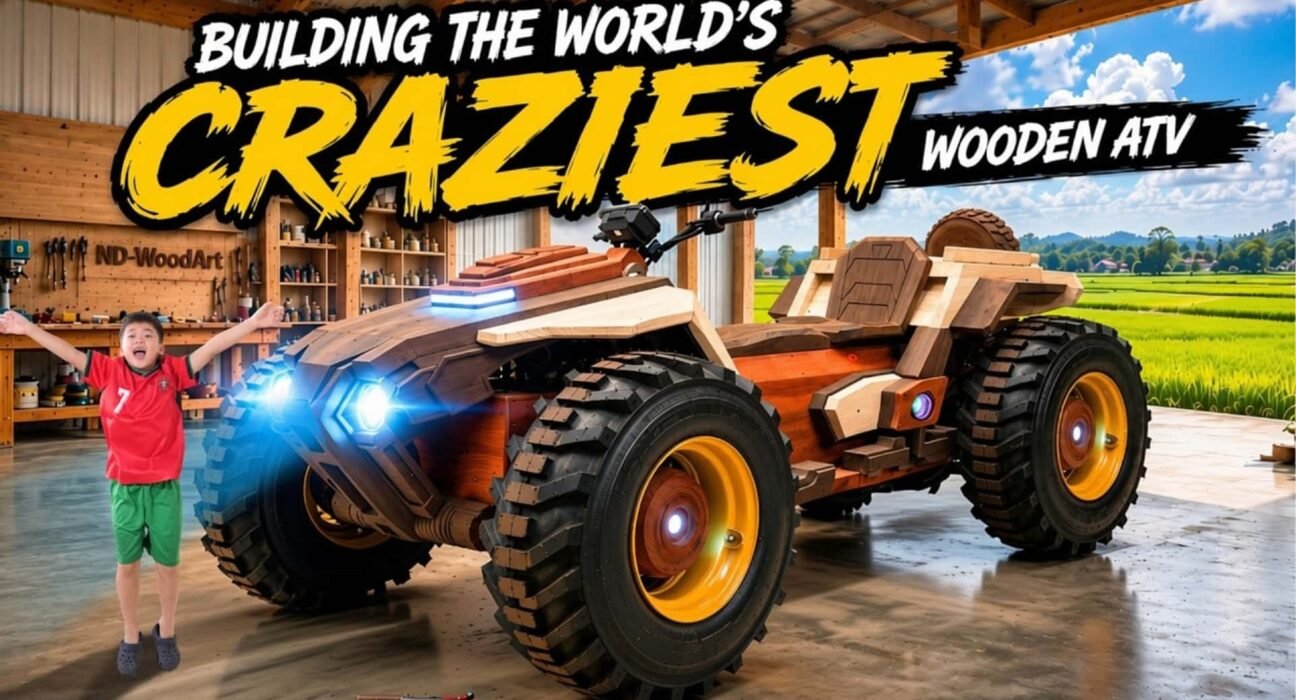 You should check out this crazy custom ATV build. it is carved from wood