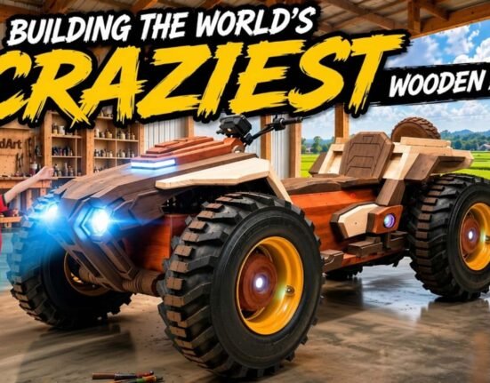You should check out this crazy custom ATV build. it is carved from wood