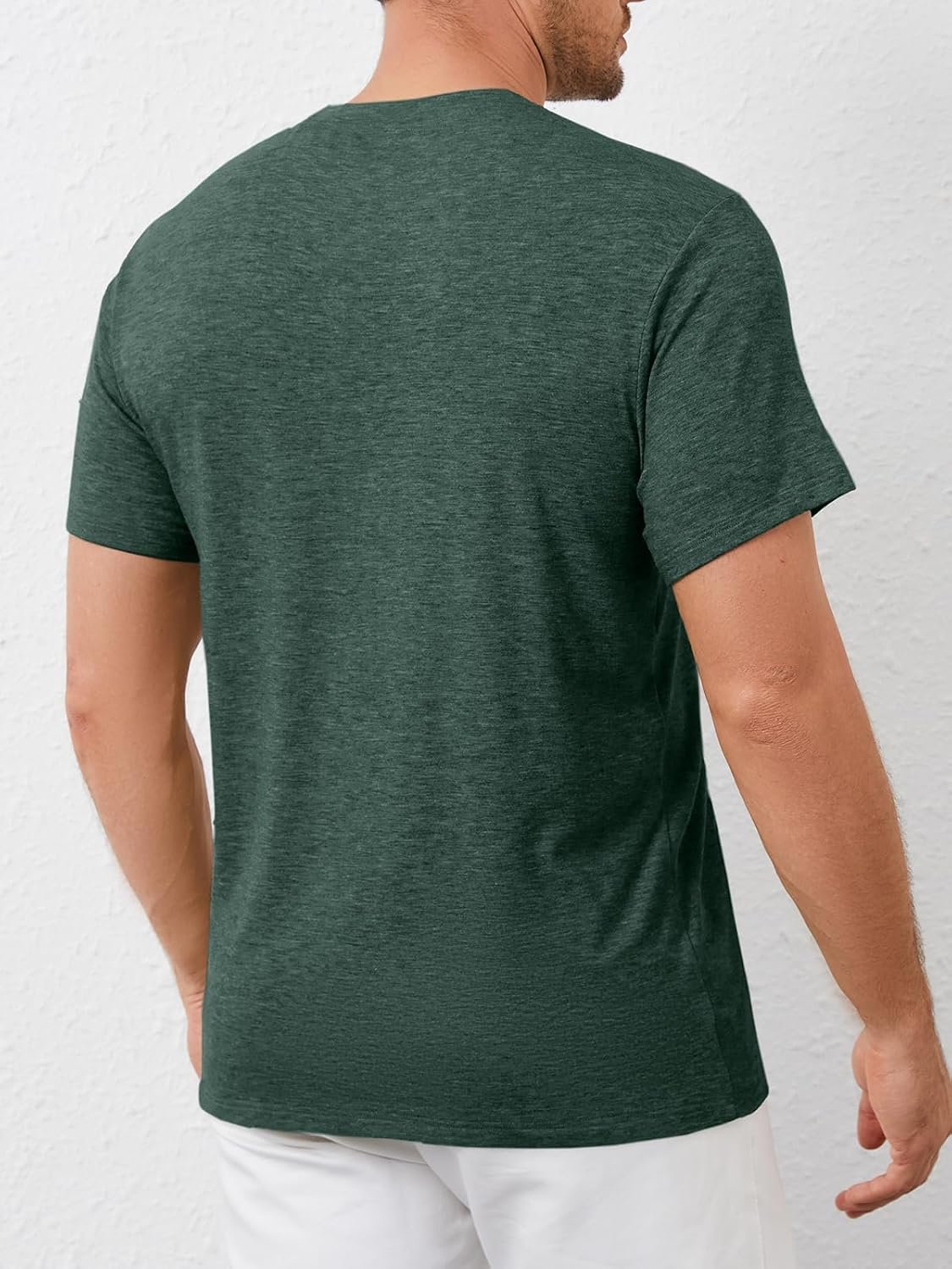 ZDC Mens Short Sleeve Shirts Summer Casual Crew Neck T Shirts Classic Basic Tee